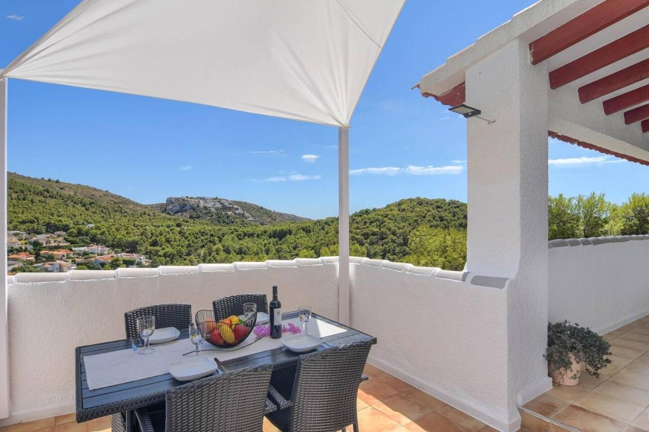 Stunning Mountain View Bungalow in Moraira Teulada Exterior foto