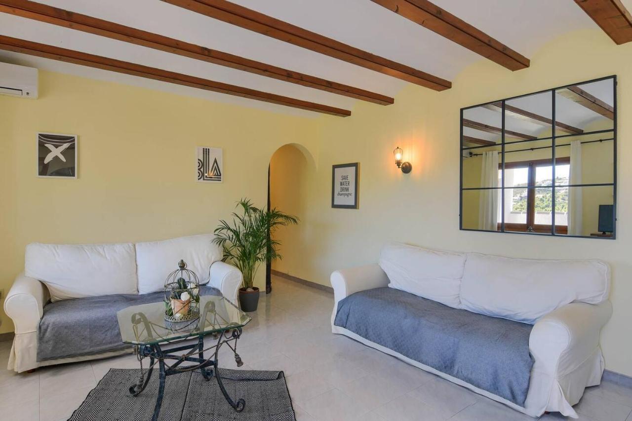 Stunning Mountain View Bungalow in Moraira Teulada Exterior foto